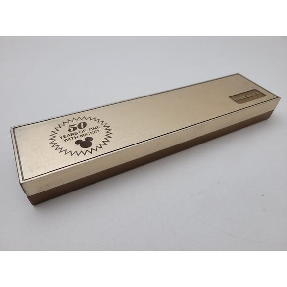 Rare Mickey Mouse Bradley Watch 1970s 50 Years of Time Swiss Made - Picture 8 of 8